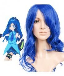 Blue 55cm Vocaloid Nylon Cosplay Wig