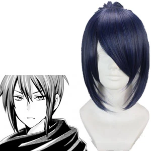 Blue And Gray 45cm Future City No.6 Nezumi Mouse Cosplay Wig