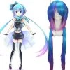 Blue Green 100cm Vocaloid 3 Aoki Lapis Miku Cosplay Wig -Cosplay Shopper Store image blue green 100cm vocaloid 3 aoki lapis miku cosplay wig 3 1