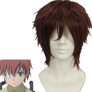 Brown 32cm Future City No.6 Shion Cosplay Wig