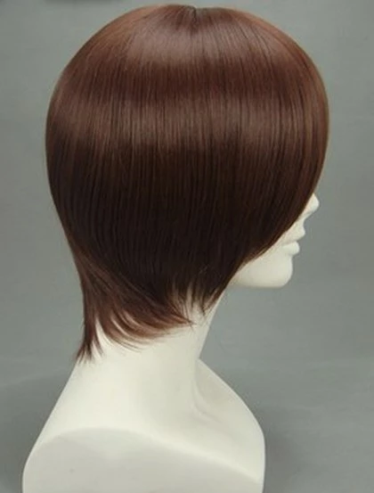 Brown 35cm Rosario + Vampire Tsukune Aono Cosplay Wig 4 Brown 35cm Rosario + Vampire Tsukune Aono Cosplay Wig - Image 2