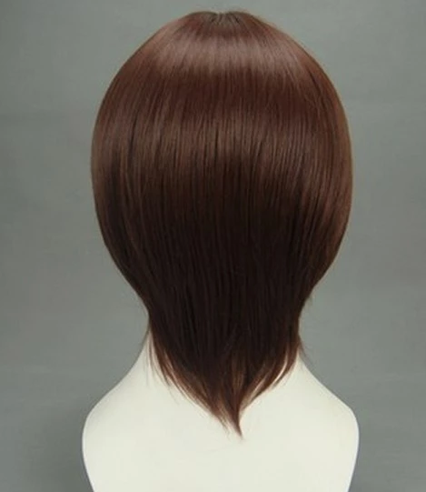 Brown 35cm Rosario + Vampire Tsukune Aono Cosplay Wig 5 Brown 35cm Rosario + Vampire Tsukune Aono Cosplay Wig - Image 3