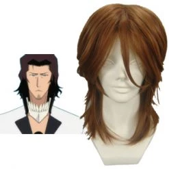 Brown 40cm Bleach Coyote Starrk Cosplay Wig