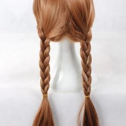 Brown 65cm Frozen Princess Anna Cosplay Wig -Cosplay Shopper Store image brown 65cm frozon princess anna cosplay wig 04