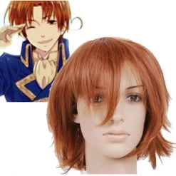 Brown Red 32cm Axis Powers Hetalia Feliciano Vargas Cosplay Wig