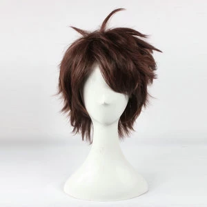 Brown 35cm Haikyu!! Yu Nishinoya Cosplay Wig 3 Brown 35cm Haikyu!! Yu Nishinoya Cosplay Wig