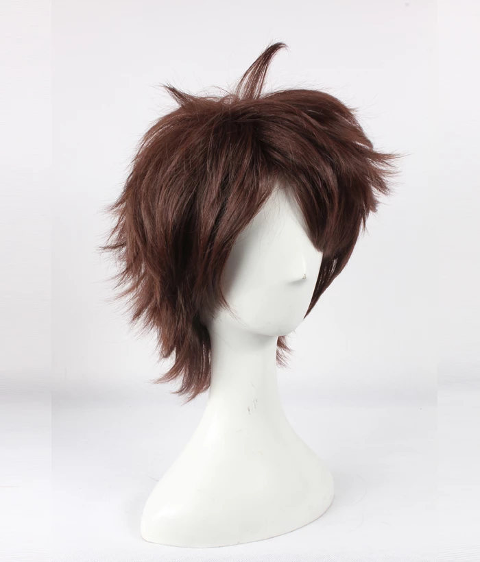 Brown 35cm Haikyu!! Yu Nishinoya Cosplay Wig 6 Brown 35cm Haikyu!! Yu Nishinoya Cosplay Wig - Image 4