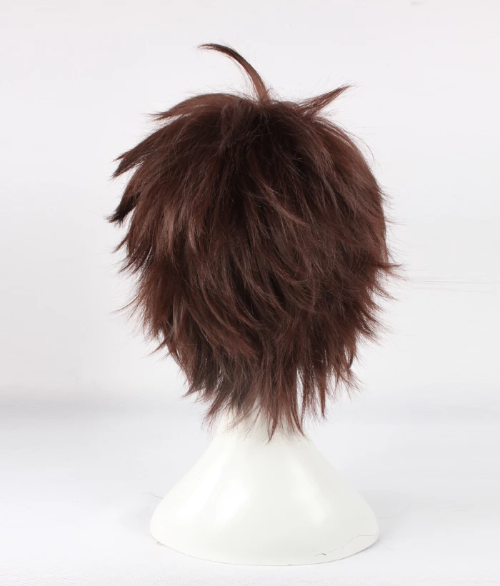 Brown 35cm Haikyu!! Yu Nishinoya Cosplay Wig 7 Brown 35cm Haikyu!! Yu Nishinoya Cosplay Wig - Image 5