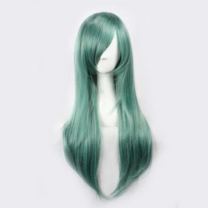 Green 65cm Kagerou Project Tsubomi Kido Cosplay Wig 3 Green 65cm Kagerou Project Tsubomi Kido Cosplay Wig