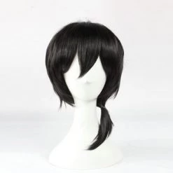 Black 45cm Kagerou Project Konoha Cosplay Wig