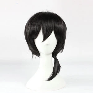 Black 45cm Kagerou Project Konoha Cosplay Wig 3 Black 45cm Kagerou Project Konoha Cosplay Wig