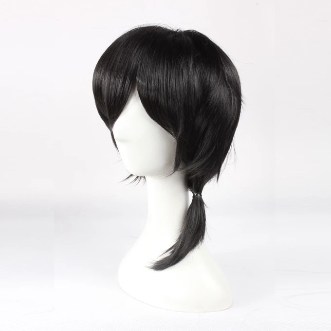 Black 45cm Kagerou Project Konoha Cosplay Wig 6 Black 45cm Kagerou Project Konoha Cosplay Wig - Image 4