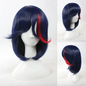 Blue 40cm Kill La Kill Ryuko Matoi Cosplay Wig 3 Blue 40cm Kill La Kill Ryuko Matoi Cosplay Wig