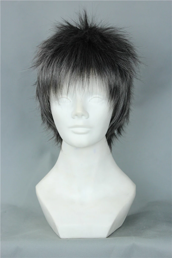 Black 32cm Brothers Conflict Subaru Asahina Cosplay Wig 4 Black 32cm Brothers Conflict Subaru Asahina Cosplay Wig - Image 2