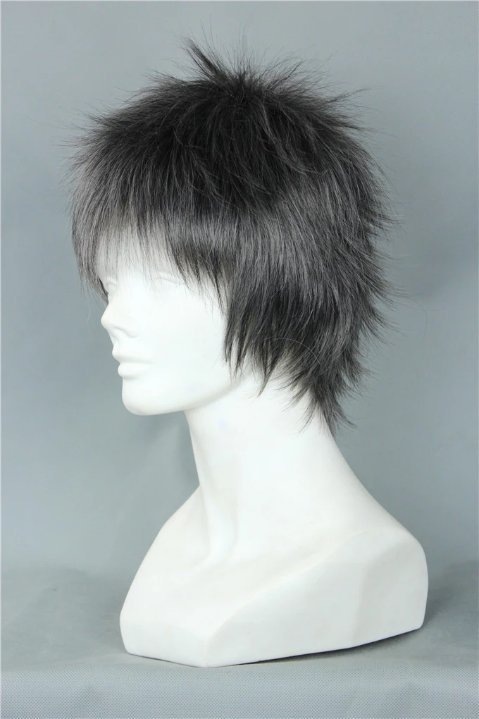 Black 32cm Brothers Conflict Subaru Asahina Cosplay Wig 6 Black 32cm Brothers Conflict Subaru Asahina Cosplay Wig - Image 4