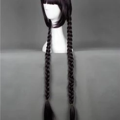 Dark Purple 90cm Danganronpa: Trigger Happy Havoc Touko Fukawa Cosplay Wig 9 Dark Purple 90cm Danganronpa: Trigger Happy Havoc Touko Fukawa Cosplay Wig -Cosplay Shopper Store image cw 103 004 03