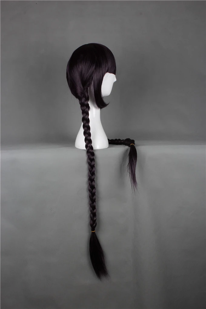 Dark Purple 90cm Danganronpa: Trigger Happy Havoc Touko Fukawa Cosplay Wig 6 Dark Purple 90cm Danganronpa: Trigger Happy Havoc Touko Fukawa Cosplay Wig - Image 4