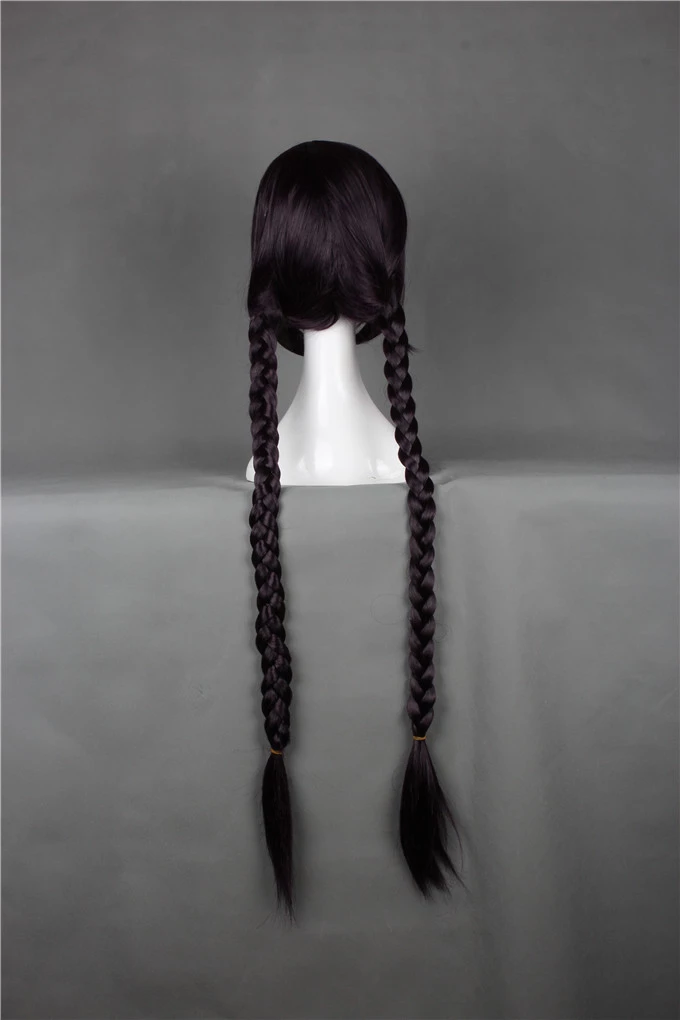 Dark Purple 90cm Danganronpa: Trigger Happy Havoc Touko Fukawa Cosplay Wig 7 Dark Purple 90cm Danganronpa: Trigger Happy Havoc Touko Fukawa Cosplay Wig - Image 5
