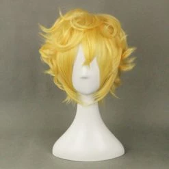 Yellow 30cm Karneval Yogi Cosplay Wig