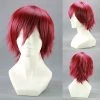 Red 35cm Mawaru Penguindrum Kanba Takakura Cosplay Wig -Cosplay Shopper Store image cw 107 002 01 1