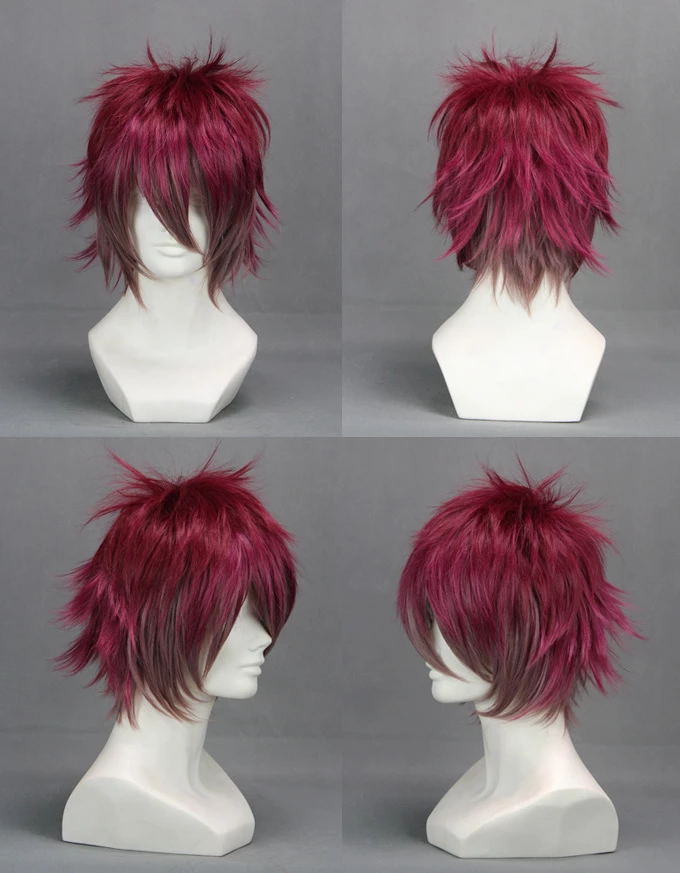 Red 35cm Diabolik Lovers Ayato Sakamaki Cosplay Wig 4 Red 35cm Diabolik Lovers Ayato Sakamaki Cosplay Wig - Image 2
