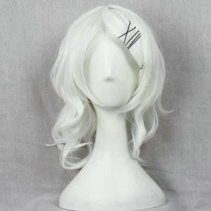 Silver 45cm Tokyo Ghoul Jyuzo Suzuya Cosplay Wig 3 Silver 45cm Tokyo Ghoul Jyuzo Suzuya Cosplay Wig