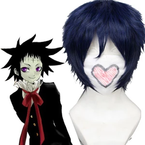 Dark Blue 30cm D.Gray Man Road Kamelot Cosplay Wig