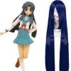 Deep Blue 100cm Haruhi Suzumiya Asakura Ryoko Cosplay Wig 1 Deep Blue 100cm Haruhi Suzumiya Asakura Ryoko Cosplay Wig -Cosplay Shopper Store image deep blue 100cm haruhi suzumiya asakura ryouko cosplay wig 2 1