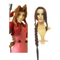 80cm Final Fantasy Aerith Gainsborough Cosplay Wig
