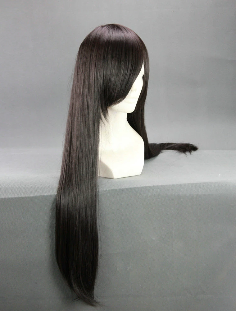 Black 90cm Final Fantasy Type-0 Queen Cosplay Wig - Image 3