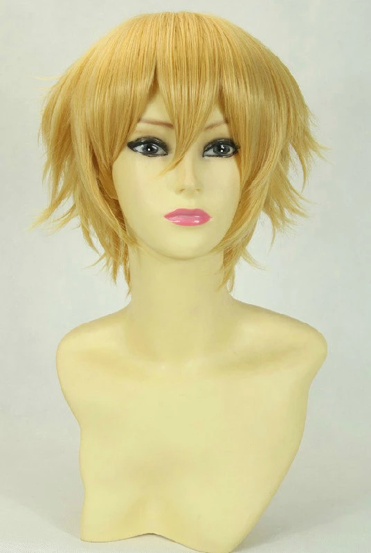 Gold 30cm Free! Nagisa Hazuki Cosplay Wig 3 Gold 30cm Free! Nagisa Hazuki Cosplay Wig