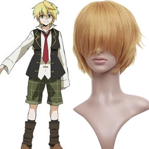 Gold 32cm Pandora Hearts Oz.vessalius Cosplay Wig