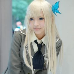 Gold 80cm Haganai Sena Kashiwazaki Cosplay Wig