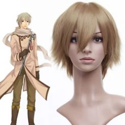 Golden 32cm Axis Powers Hetalia APH Russia Ivan Braginski Cosplay Wig