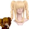 Golden 40cm When They Cry 3 Umineko No Naku Koro Ni Beruzebubu Nylon Cosplay Wig -Cosplay Shopper Store image golden 40cm when they cry 3 umineko no naku koro ni beruzebubu nylon cosplay wig 3 1