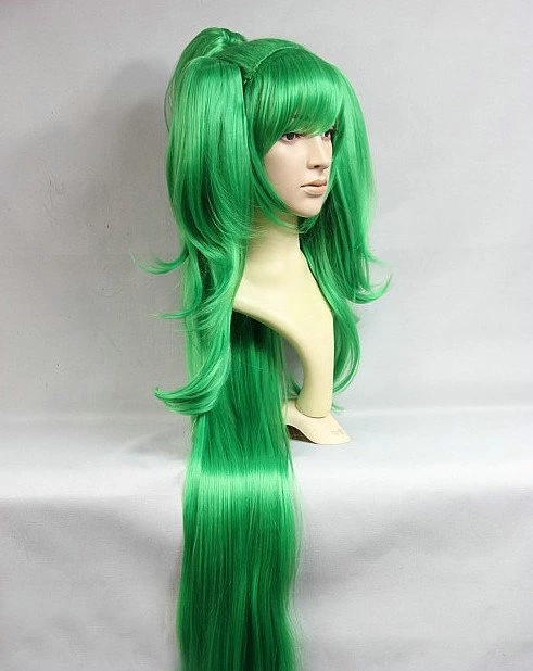 100cm Green Smile PreCure! Nao Midorikawa Cure March Nylon Cosplay Wig 5 100cm Green Smile PreCure! Nao Midorikawa Cure March Nylon Cosplay Wig - Image 3