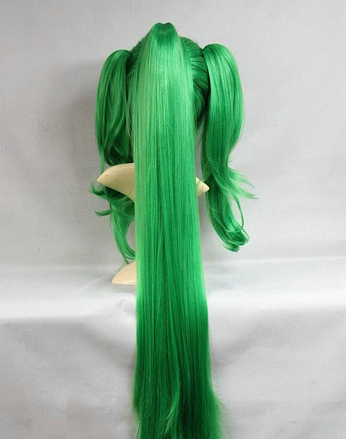 100cm Green Smile PreCure! Nao Midorikawa Cure March Nylon Cosplay Wig 6 100cm Green Smile PreCure! Nao Midorikawa Cure March Nylon Cosplay Wig - Image 4