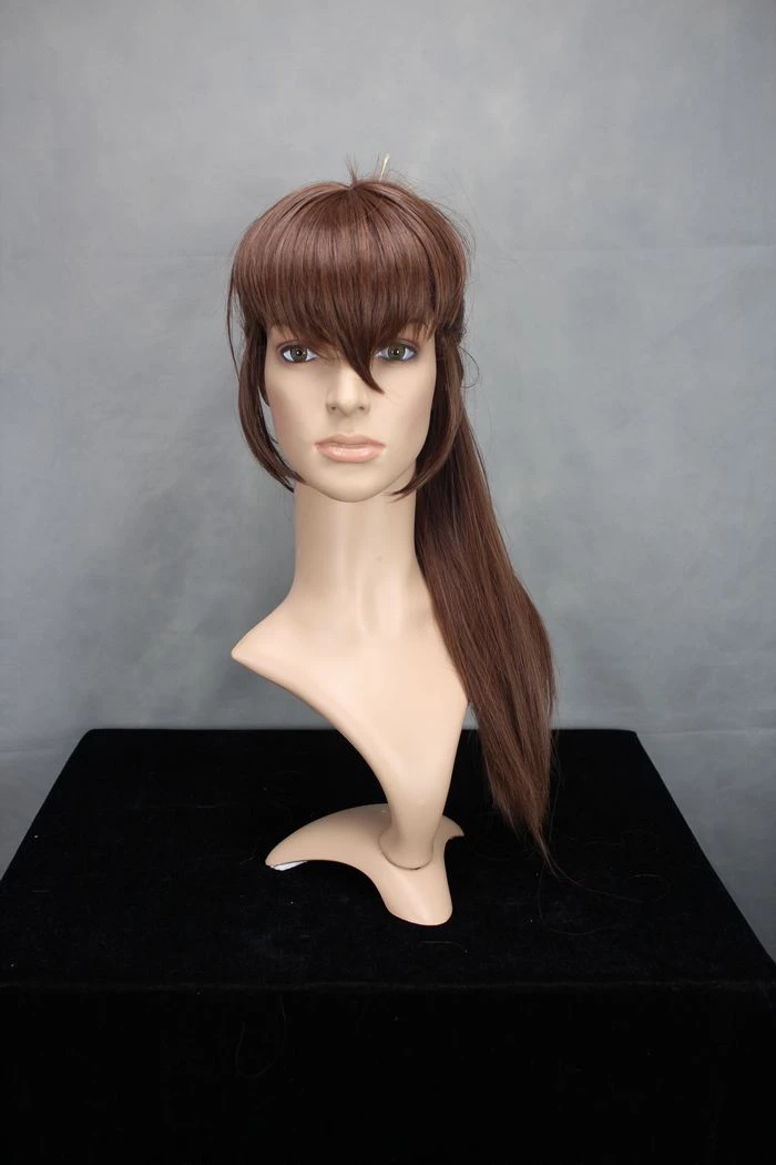 Brown 80cm Hakuouki Toudou Heisuke Cosplay Wig 4 Brown 80cm Hakuouki Toudou Heisuke Cosplay Wig - Image 2