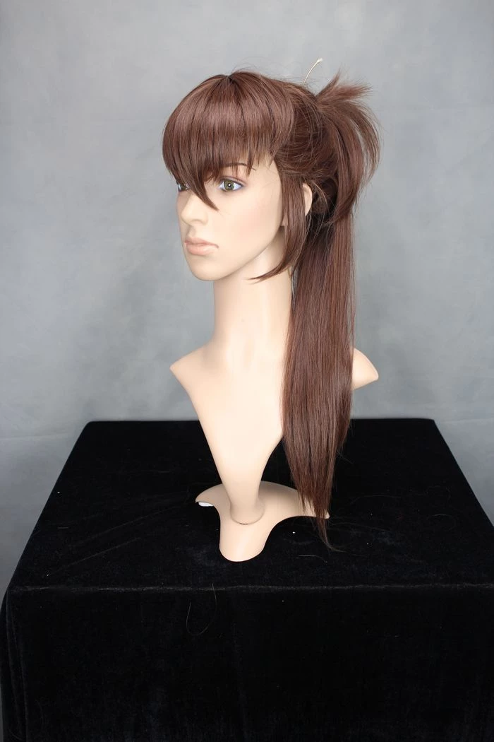 Brown 80cm Hakuouki Toudou Heisuke Cosplay Wig 6 Brown 80cm Hakuouki Toudou Heisuke Cosplay Wig - Image 4