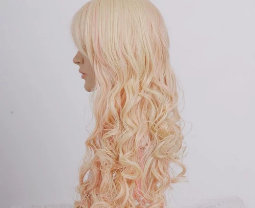 Light Gold 90cm Macross Frontier Sheryl Nome Cosplay Wig - Image 3