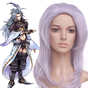 Light Purple 65cm Final Fantasy IX Kuja Nylon Cosplay Wig 3 Light Purple 65cm Final Fantasy IX Kuja Nylon Cosplay Wig