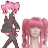 Red 40cm Vocaloid Teto Cosplay Wig 2 Red 40cm Vocaloid Teto Cosplay Wig -Cosplay Shopper Store image pink 40cm vocaloid teto cosplay wig 4 1
