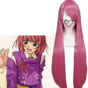 Pink 80cm Harukanaru Hachiyou Shou Toki No Naka De Cosplay Wig