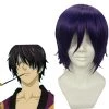 Purple 32cm Gintama Takasugi Shinsuke Nylon Cosplay Wig -Cosplay Shopper Store image purple 32cm gintama takasugi shinsuke nylon cosplay wig 3 1