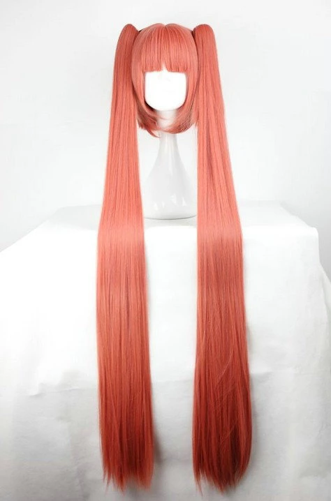Red 100cm Arcana Famiglia Felicita Cosplay Wig 4 Red 100cm Arcana Famiglia Felicita Cosplay Wig - Image 2