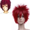 Red 30cm Katekyo Hitman Reborn! Kozato Enma Cosplay Wig 1 Red 30cm Katekyo Hitman Reborn! Kozato Enma Cosplay Wig -Cosplay Shopper Store image red 30cm katekyo hitman reborn kozato enma cosplay wig 3 1