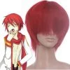 Red 32cm Vocaloid Akaito Cosplay Wig -Cosplay Shopper Store image red 32cm vocaloid akaito cosplay wig 3 1