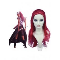 Red 70cm Naruto Karui Cosplay Wig