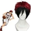 Red And Black 32cm Kuroko No Basuke Kagami Taiga Cosplay Wig
