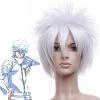 Silver 30cm Katekyo Hitman Reborn! Byakuran Nylon Cosplay Wig -Cosplay Shopper Store image silver 30cm katekyo hitman reborn byakuran nylon cosplay wig 3 1